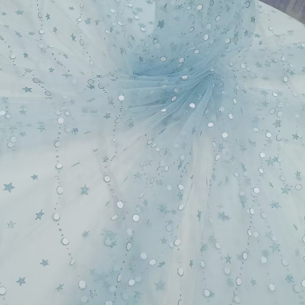 Double-layer mesh fabric, sandwich mesh fabric, K399 cap mesh, low elasticity 22 details Picture