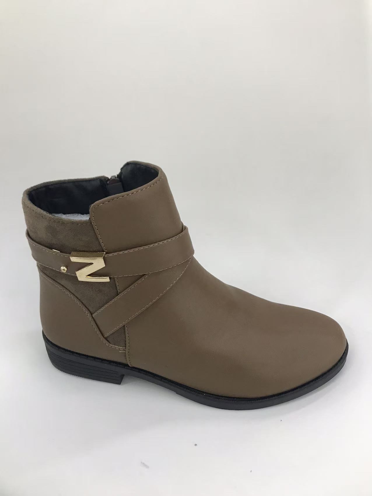 Ethnic style boots for women, spring and autumn long yellow leather shoes, fashionable and casual ethnic style large-sized boots Specification drawing