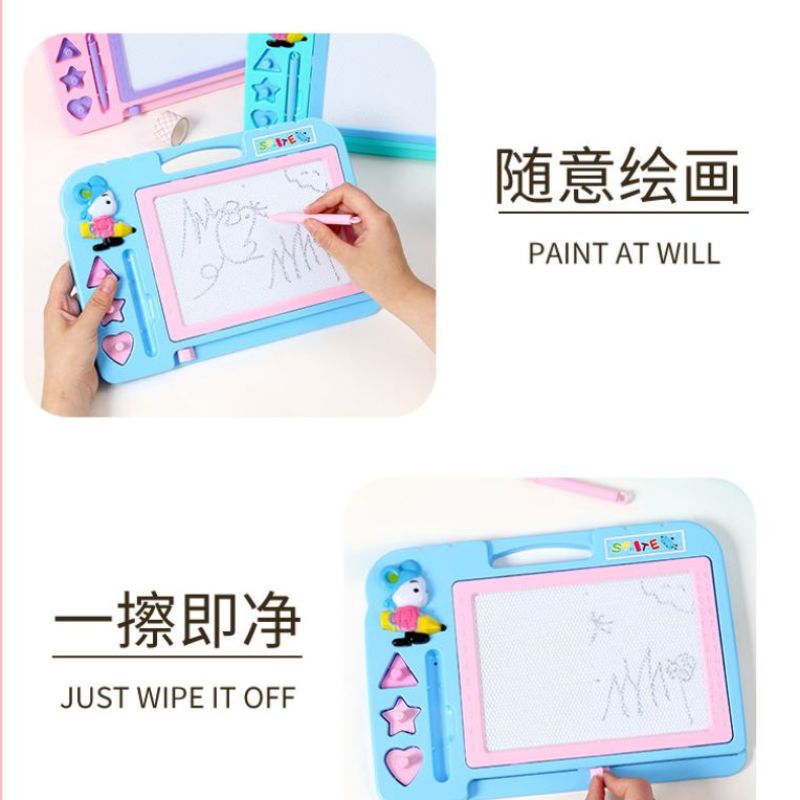 Wholesale of children's magnetic drawing boards, abacuses, geometric stamps, graffiti boards, magnetic writing boards, and educational toys Application Scenario
