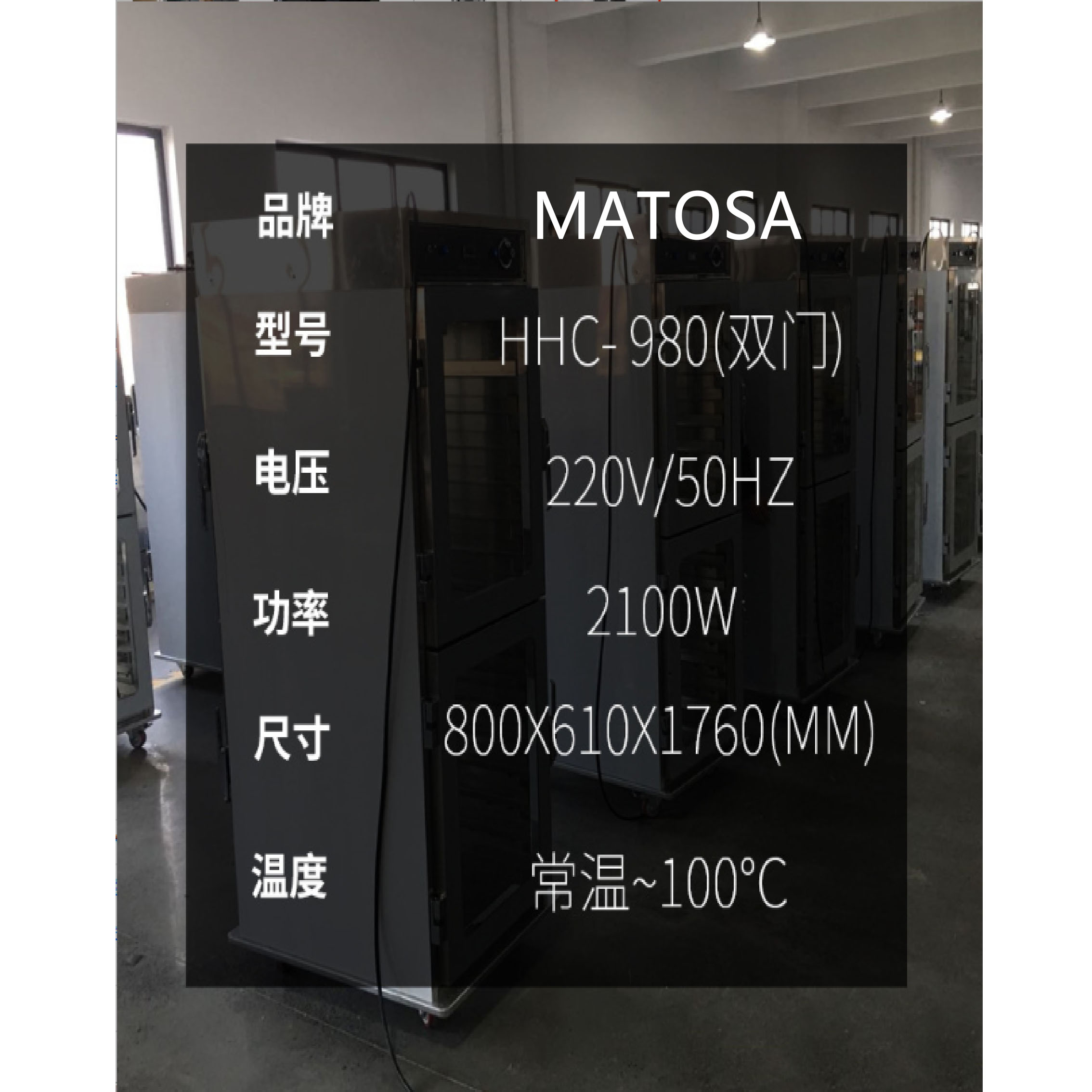 Commercial HHC-980 vertical fried chicken insulation cabinet, stainless steel double-door food insulation display cabinet for French fries Application Scenario