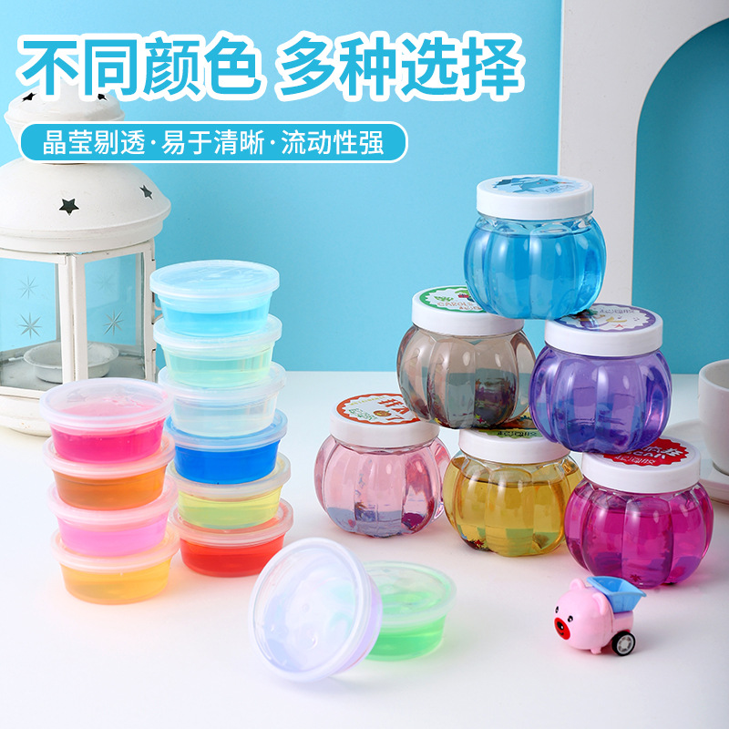 Pumpkin bubble wrap large can colored clay kindergarten educational handicraft toy diy non-sticky hands Specification image