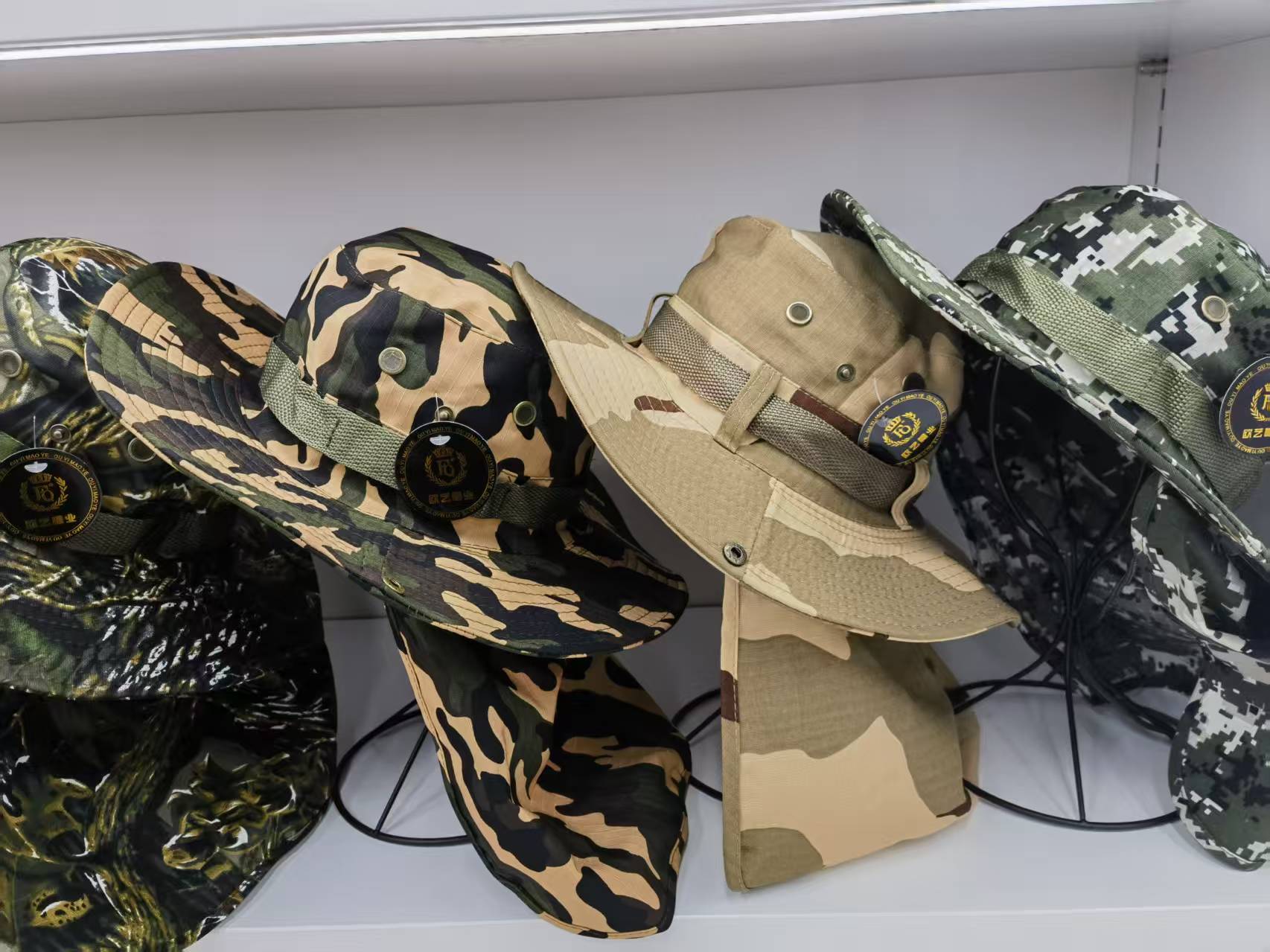 户外成人遮阳防紫外线防水出行披风迷彩帽