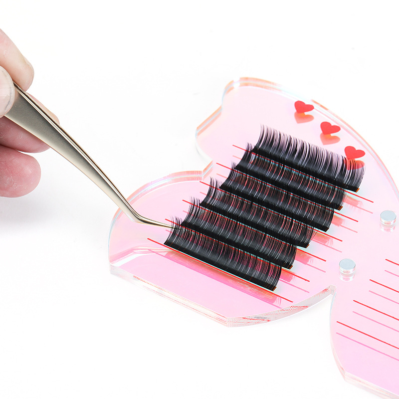 New product: grafted magnetic suction board, colorful butterfly eyelash board, magnetic suction tweezers, flowering board, wool removal table, acrylic detail image 8