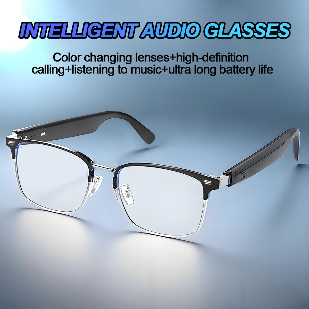 Fashionable Bluetooth outdoor sound control smart glasses for making and receiving calls and listening to music