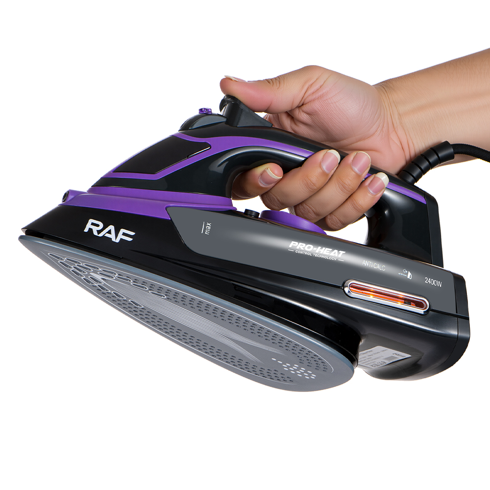 European standard household handheld steam iron, high-power dry and wet dual-purpose electric iron 2400W Specification image