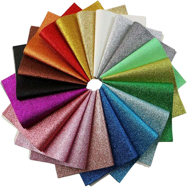 批发金葱无纺布彩色格利特闪粉亮布适用于地毯国庆舞台装饰