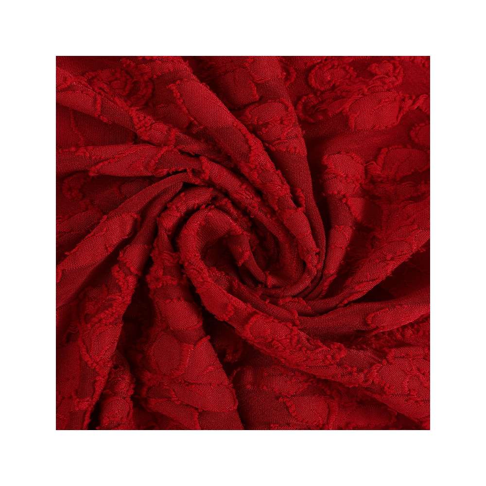 Wholesale of elastic cut-pattern knitted fashion fabric