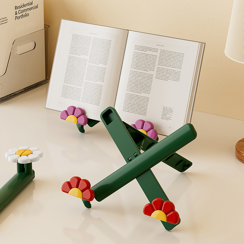 J192-JLG2503001 Learning Reading Bookshelf, book reading stand, flat stand, simple and foldable