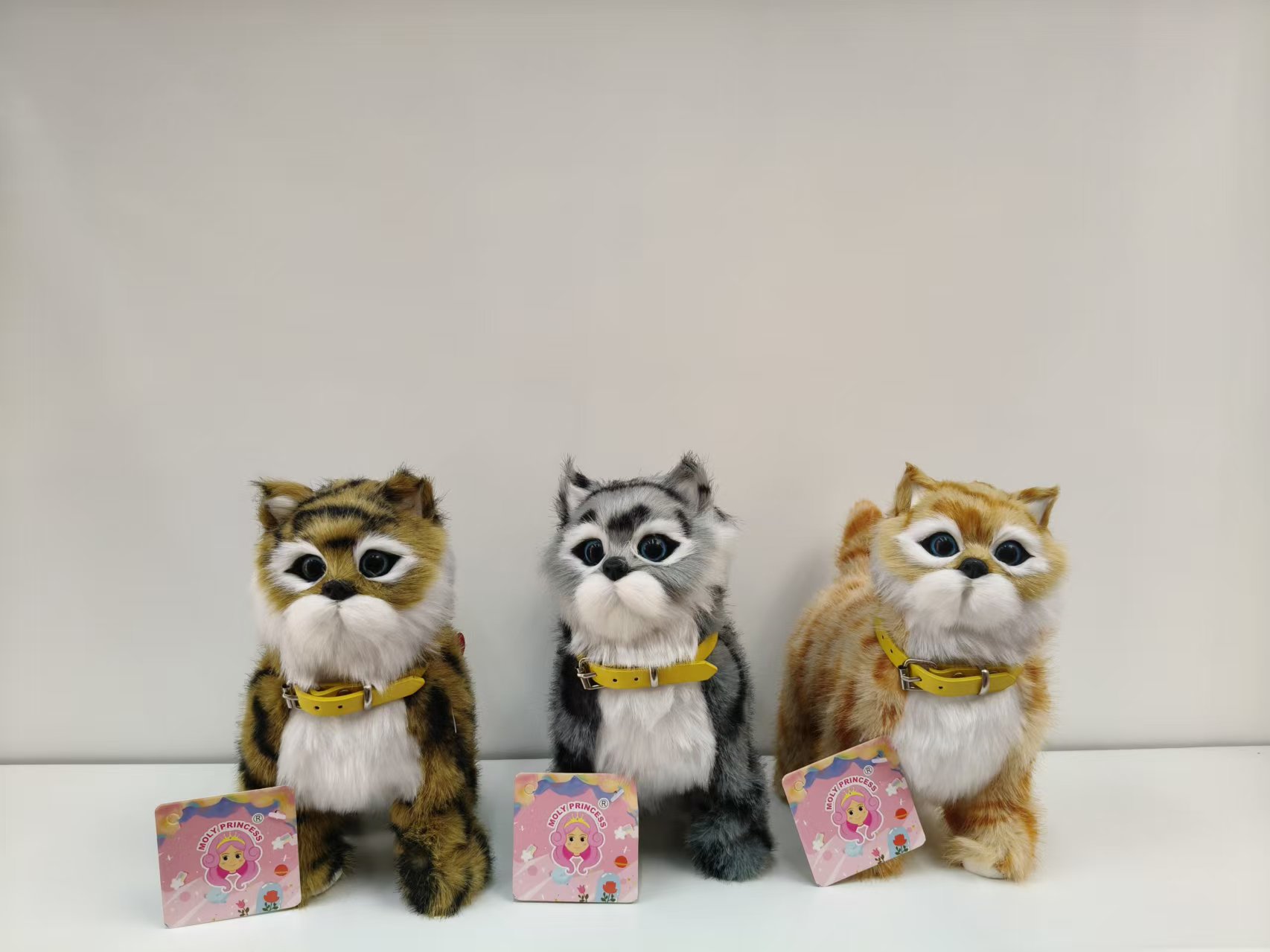 猫狗系列 电动毛绒玩具 触控猫（皮带）新款 爆款 节日礼物