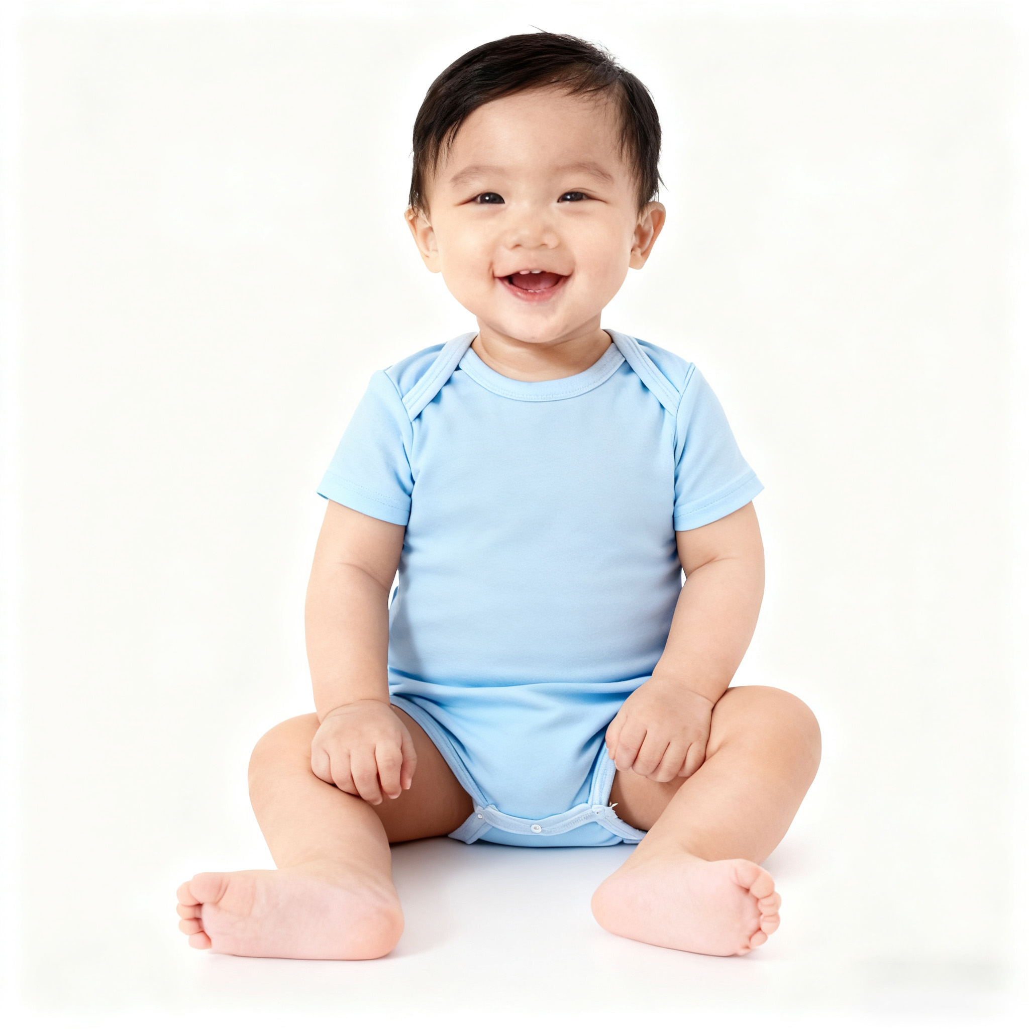 婴儿衣服/婴幼儿服装/圣泰婴童/幼儿衣服/婴儿羽绒服白底实物图