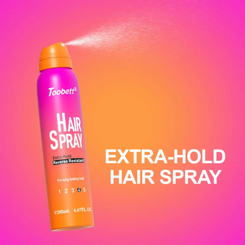 Hair Spray Extra Hold OEM ODM OBM发胶喷雾超强快速定型持久保持头发造型啫喱