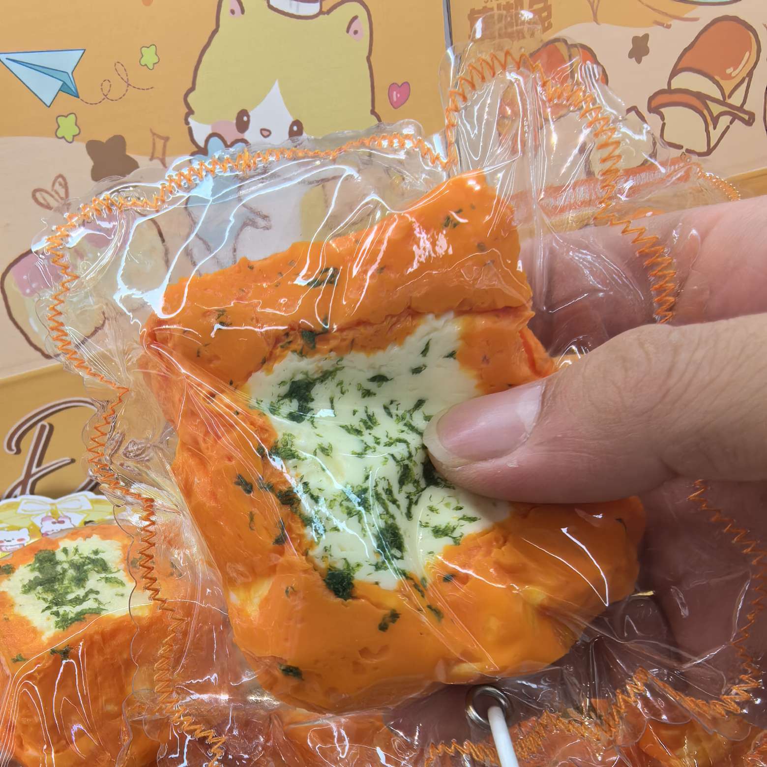 Food-grade silicone simulation food, charcoal-grilled toast bread, stress-relieving toy, extremely comfortable Specification image