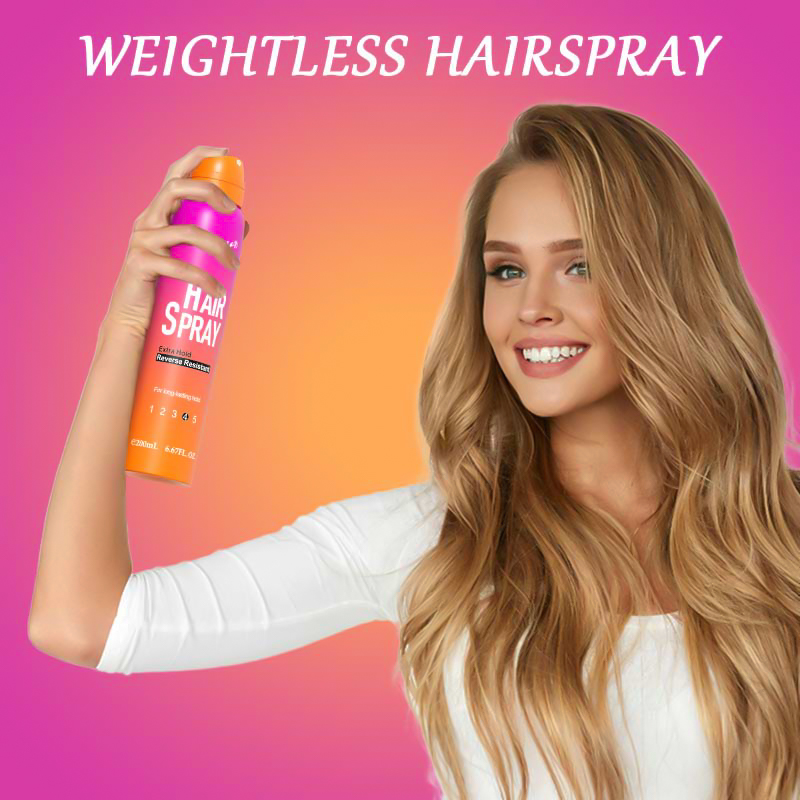 Spray de pelo Extra Hold OEM ODM OBM gel de pelo spray super fuerte rápido de fijación de larga duración mantener el cabello gel de estilo Specification image