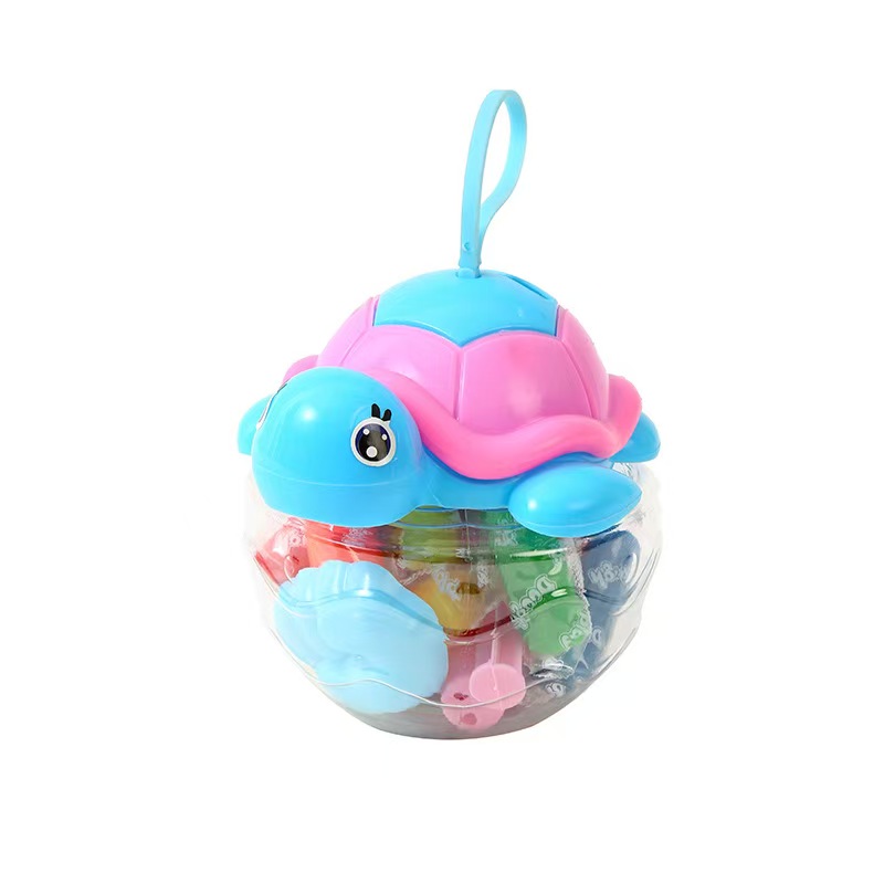 Turtle children's ultra-light clay safety Space rubber colored clay toy, diy clay tool, children's special toy Application Scenario