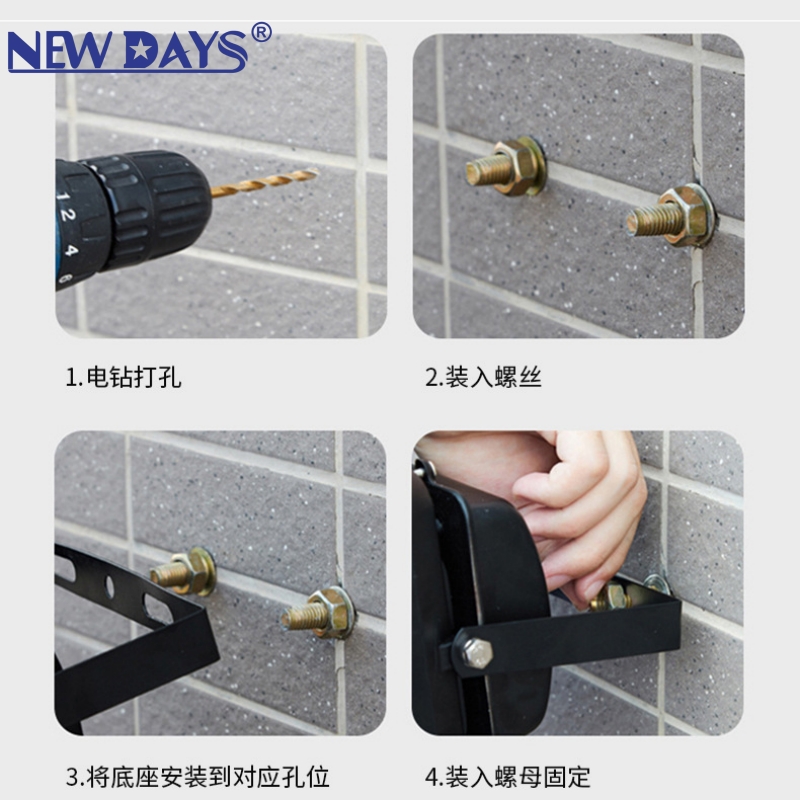 NEWDAYS brand's new cross-border outdoor spotlights, led floodlights, multi-silicon crystal board outdoor courtyard lighting, ultra-bright waterproof, dustproof and moisture-proof led floodlights, with ultra-long battery life fill lights Application Scenario