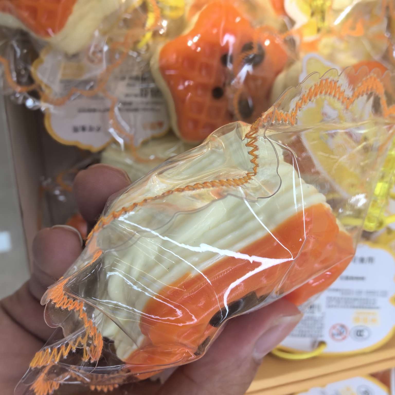 Star-shaped cookies, food-grade silicone, kneading and stress-relieving toys, handcrafted, kneading fun, cute for children Specification image