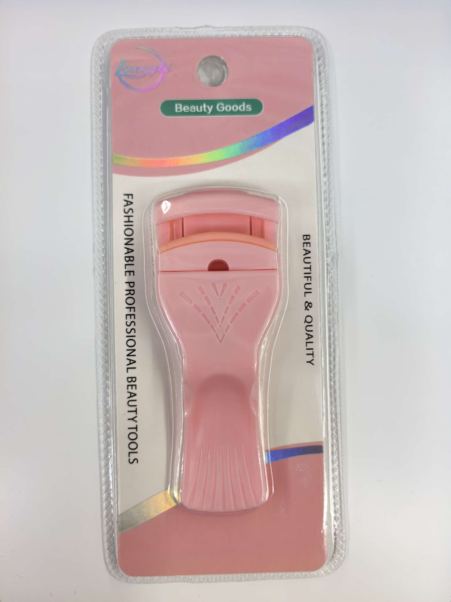 Cute fishtail eyelash curler set, curling and long-lasting portable press type local wide-angle eyelash curler for beginners