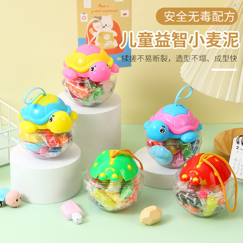 Seven-spotted ladybug children's ultra-light clay safety Space rubber colored clay toy, diy clay tool, children's special toy details Picture