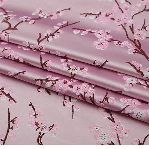 High-end bridal dress, cheongsam, Chinese-style clothing fabric, plum blossom ancient costume, Hanfu, Tang costume, ethnic performance fabric Application Scenario