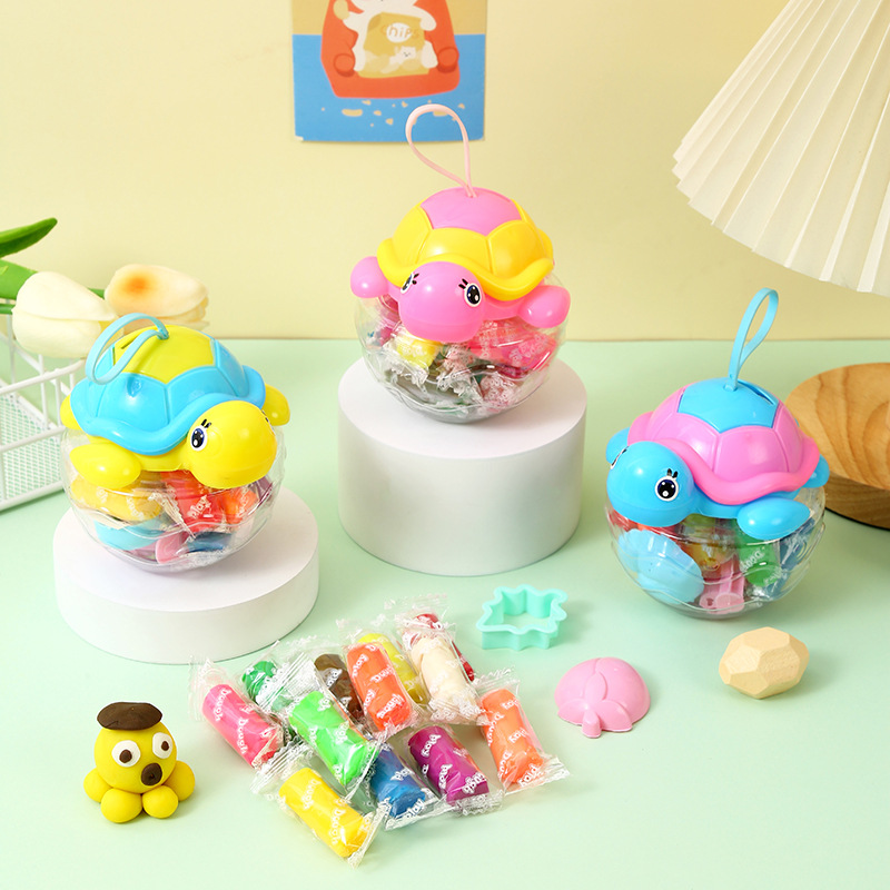 Turtle children's ultra-light clay safety Space rubber colored clay toy, diy clay tool, children's special toy Item Picture
