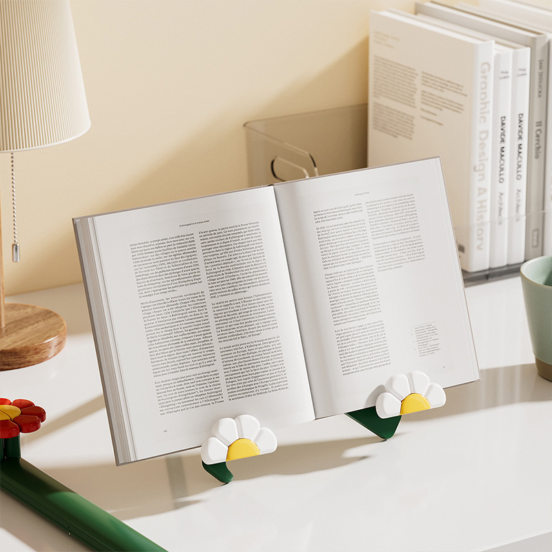 J192-JLG2503001 Learning Reading Bookshelf, book reading stand, flat stand, simple and foldable details Picture