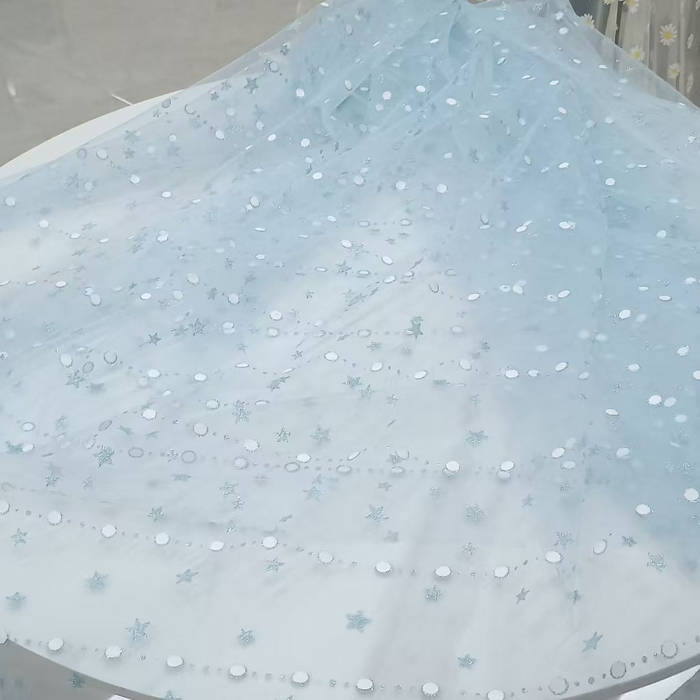 Double-layer mesh fabric, sandwich mesh fabric, K399 cap mesh, low elasticity 22 detail image 4