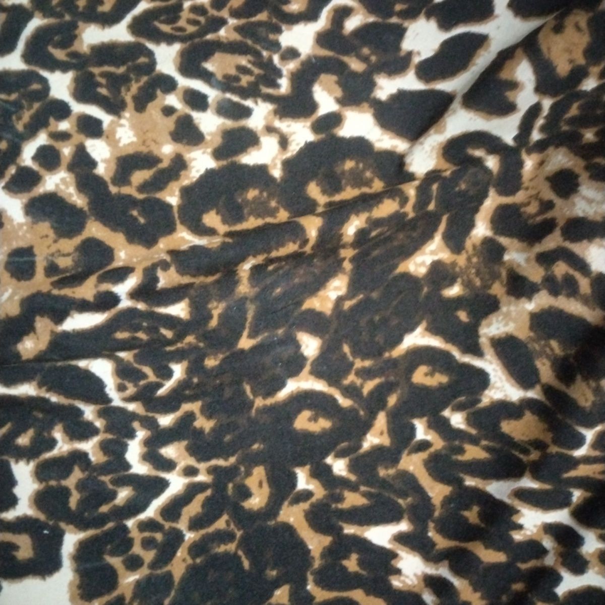 2奢华弹力豹纹涤纶面料高档印染平纹缎服装定制必备