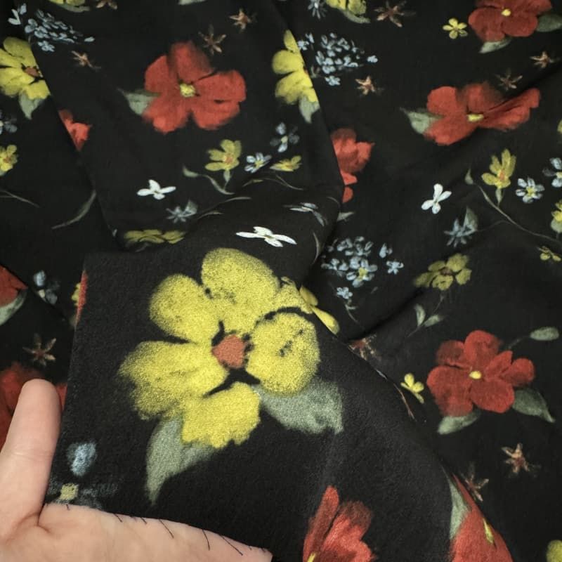 春夏季新款花卉碎花气质优雅印花布料上衣衬衫连衣裙半身裙子面料