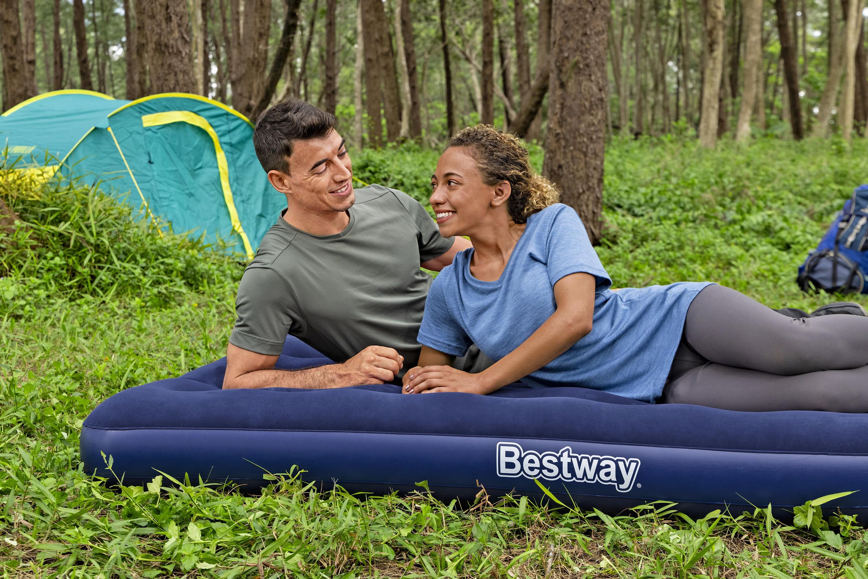 Bestway67002 Lazy Person Outdoor Inflatable Bed, Air Mattress, Single Person Inflatable mattress