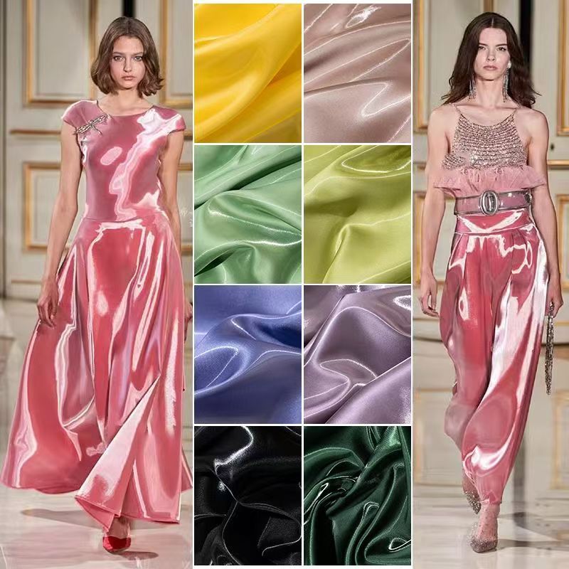 High-end water-polished satin fabric clothing for wedding dresses and stage costumes Application Scenario