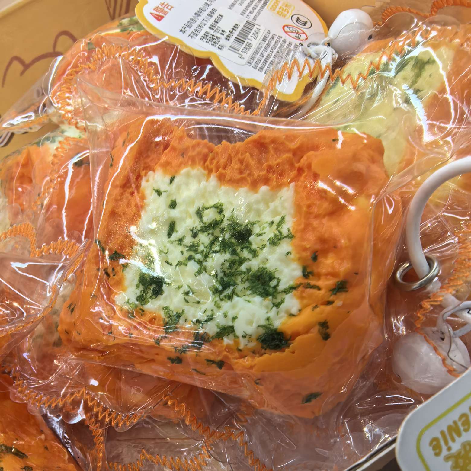 Food-grade silicone simulation food, charcoal-grilled toast bread, stress-relieving toy, extremely comfortable details Picture