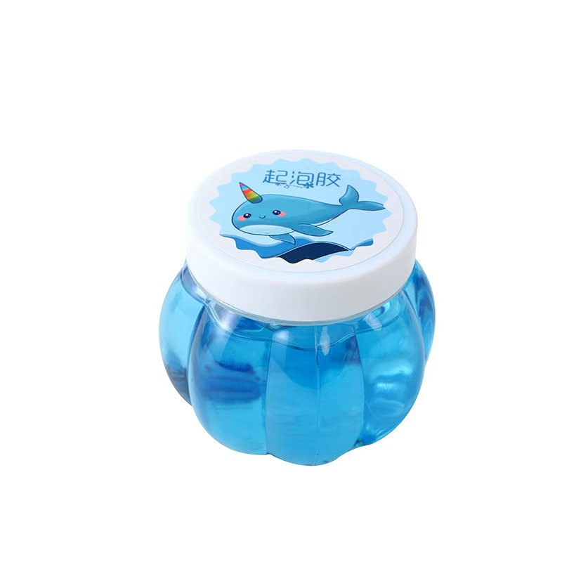 Pumpkin bubble wrap large can colored clay kindergarten educational handicraft toy diy non-sticky hands details Picture