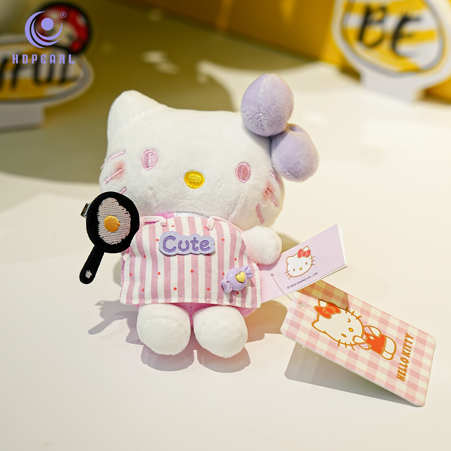 三丽鸥凯蒂猫4寸经典站姿kt毛绒玩偶包包挂件甜妹造梦糖果师钥匙扣软萌治愈