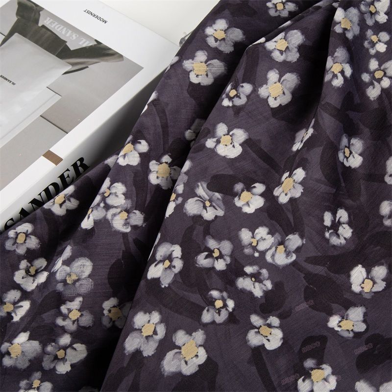 High-end chiffon printed clothing, stage costumes, hair accessories, DIY retro prints