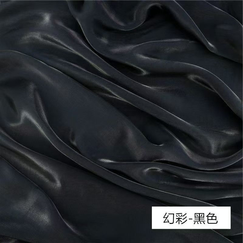 幻彩礼服旗袍布料古风汉服民族风马面裙大袖衫连衣裙婚纱服装面料产品图