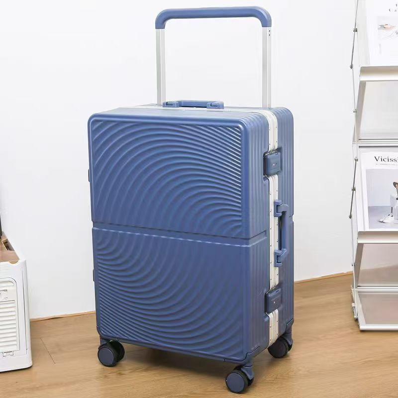 2025 New model chain travel suitcase, 20-inch carry-on suitcase, silent wheel, alloy handle, pure pc handle case Specification image