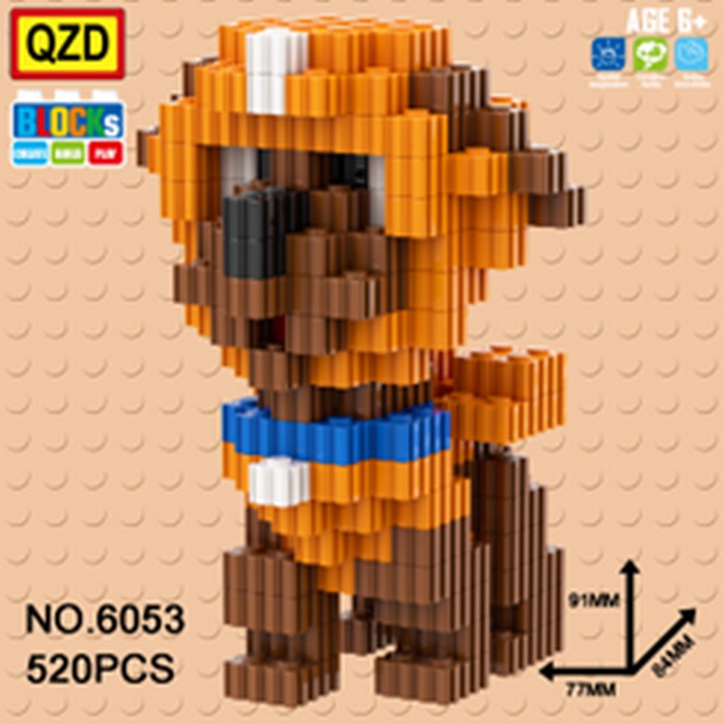 6053兼容乐高小颗粒动画卡通公仔积木儿童科教益智拼装玩具创意 DIY串联积木多国热卖送礼好物 亲子互动趣味拼搭玩具