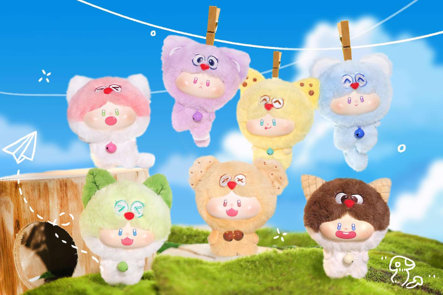 RUNA甜心喵乐园系列毛绒盲盒