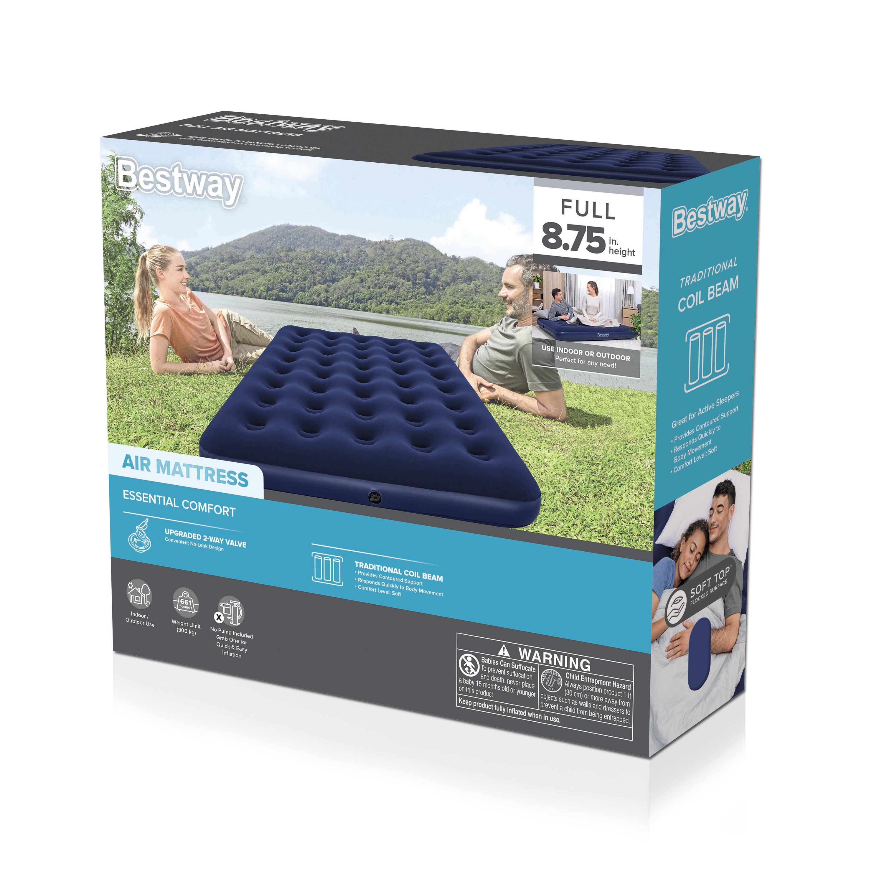 Bestway67002 Lazy Person Outdoor Inflatable Bed, Air Mattress, Single Person Inflatable mattress Specification image