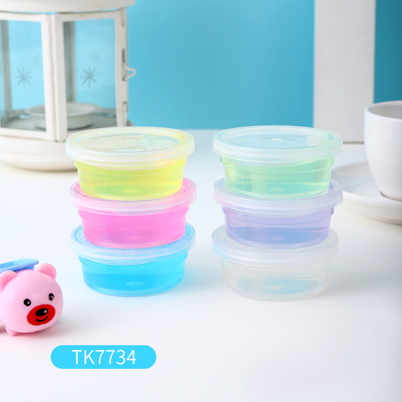 Pumpkin bubble wrap large can colored clay kindergarten educational handicraft toy diy non-sticky hands Item Picture