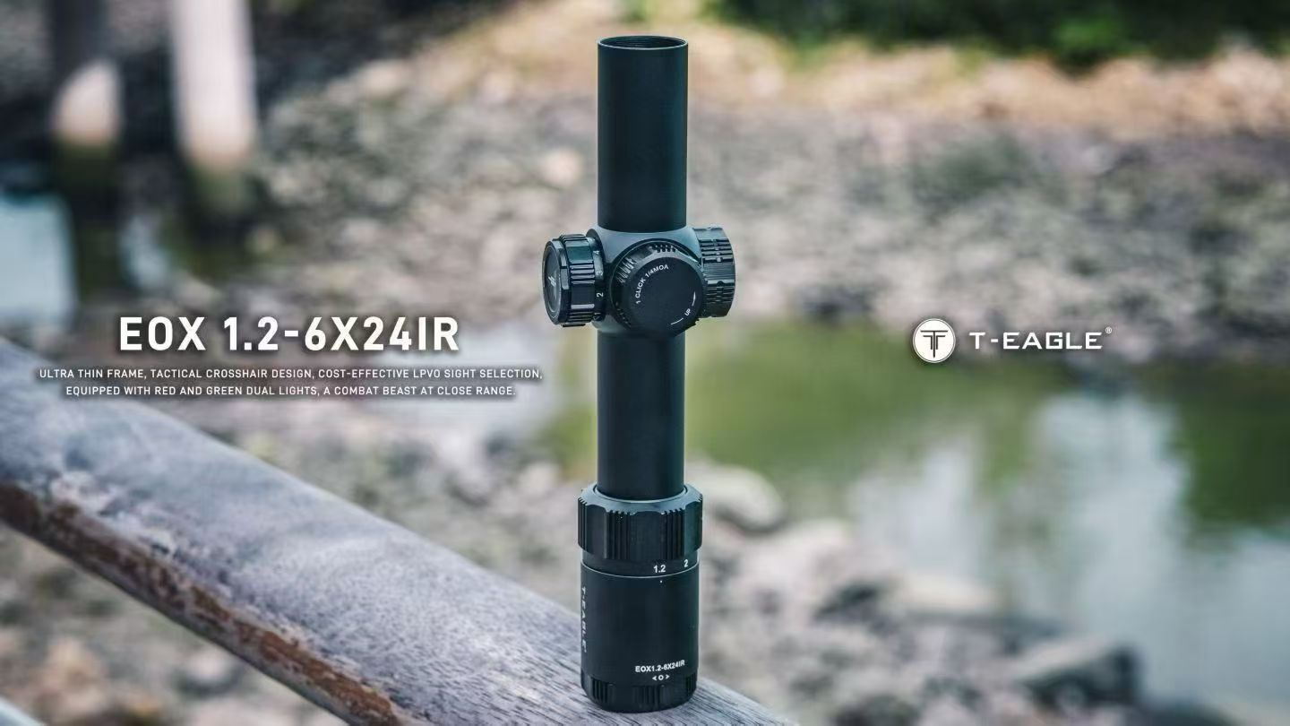 E-TEAGLE EOX1.2-6*24IR sight telescope large eyepiece outdoor equipment detail image 1