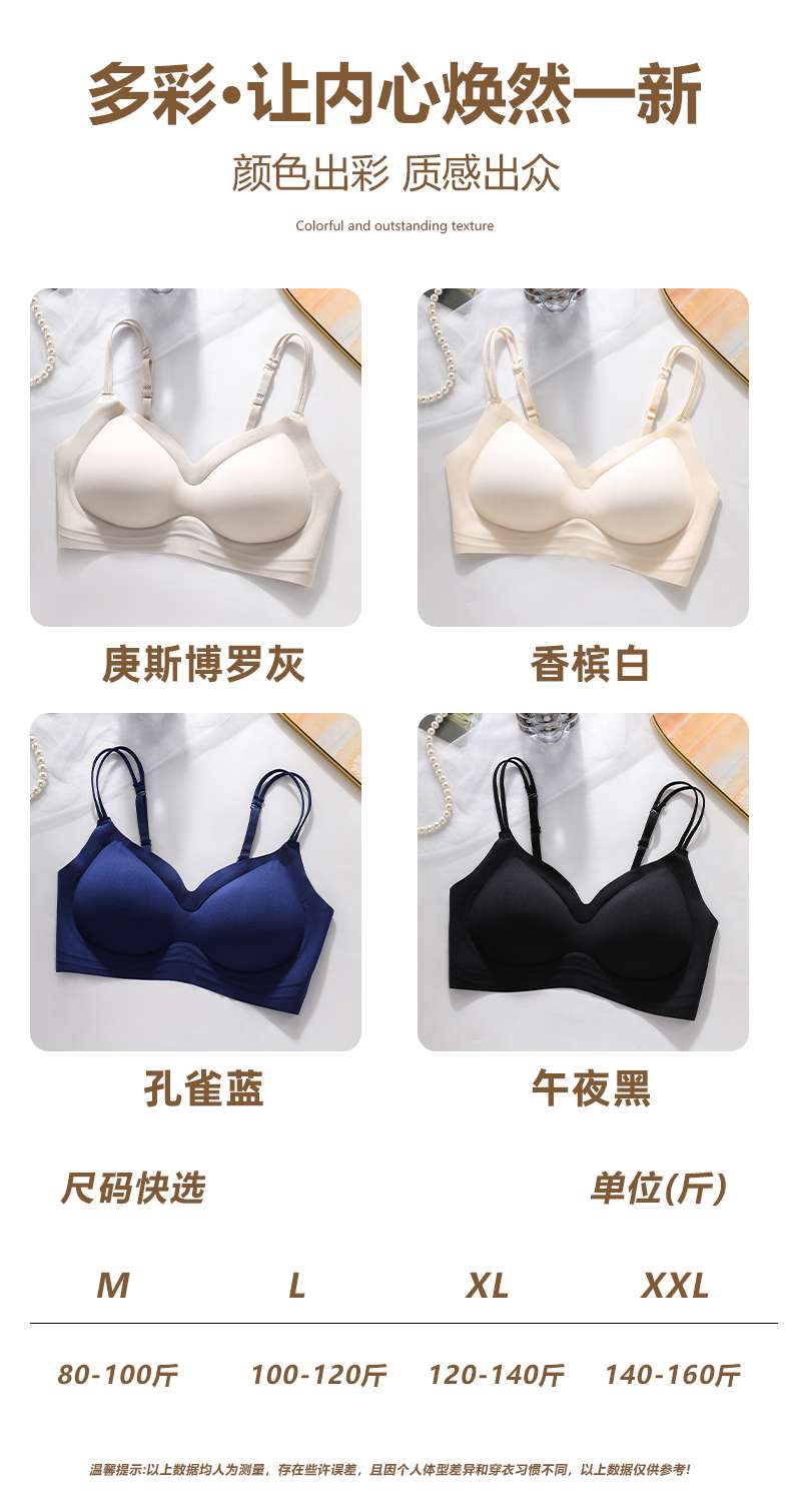 Comfortable and breathable women's underwear without steel rings, thin, soft, sexy and comfortable underwear, suitable for daily wear detail image 14