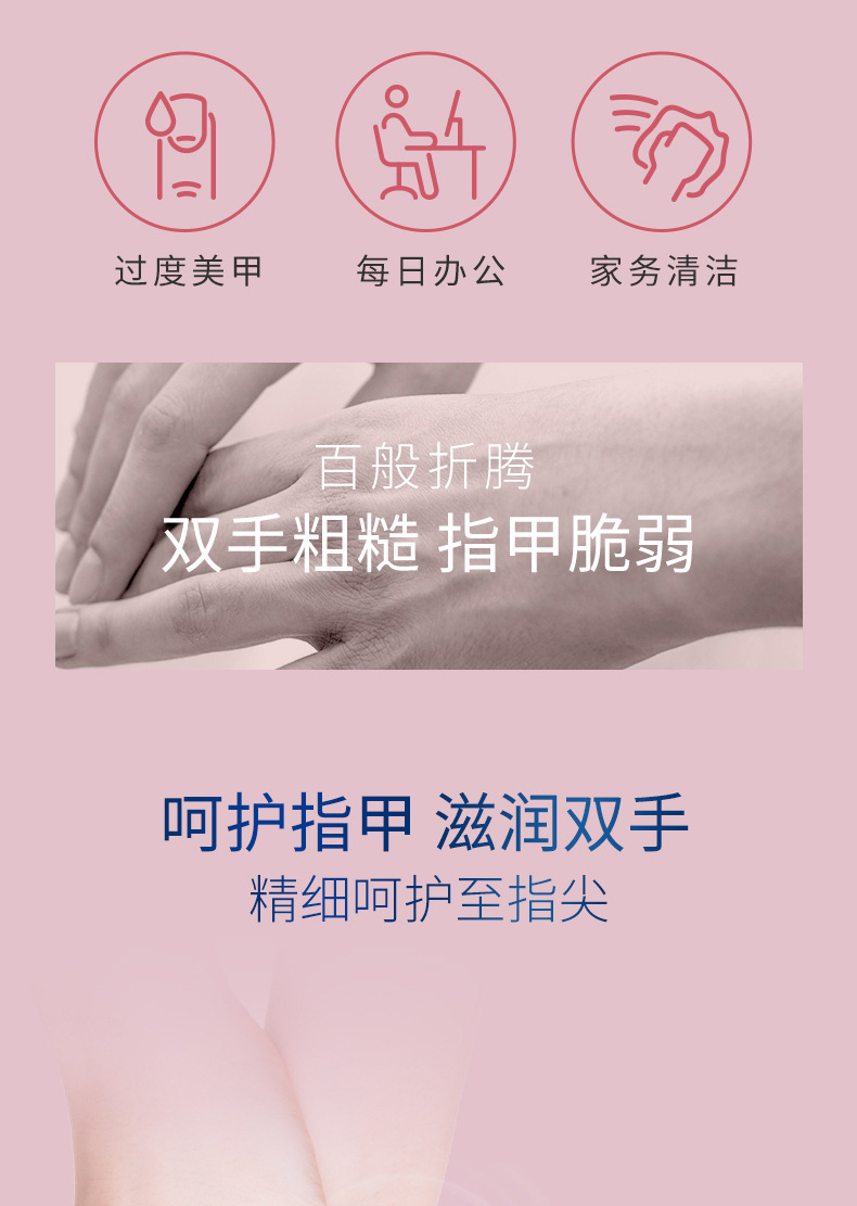 Vaseline/凡士林护甲倍护特润修手甲精华露护手防冻润手霜50ml/100ml详情2