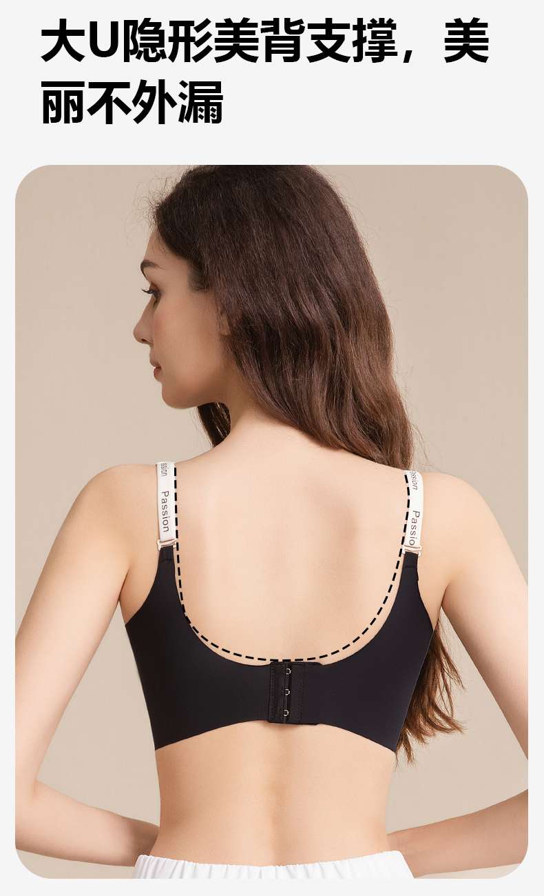 Comfortable and breathable women's underwear, soft without steel rims, thin style, comfortable inner layer, pure cotton basic style, suitable for daily wear detail image 10