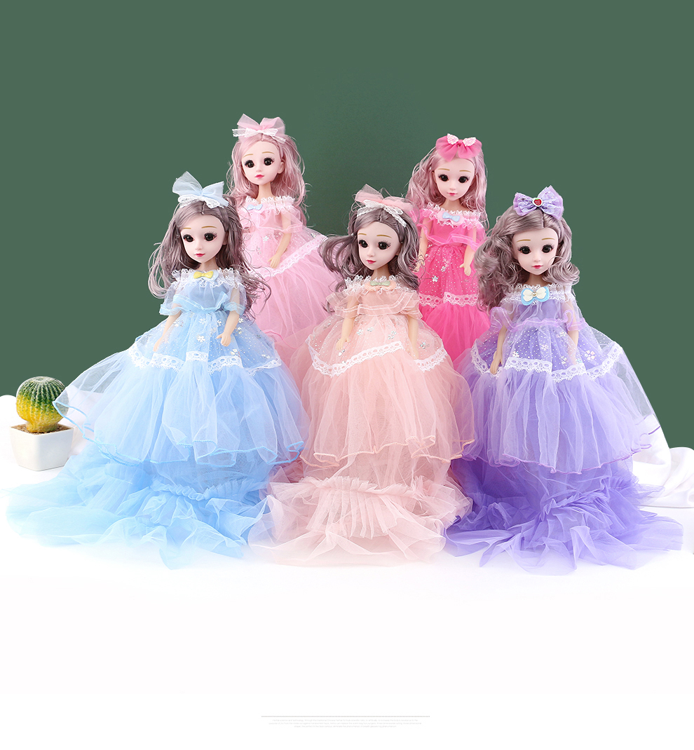 30-centimeter large skirt hem singing music Barbie wedding dress doll Princess girl doll girl toy wholesale