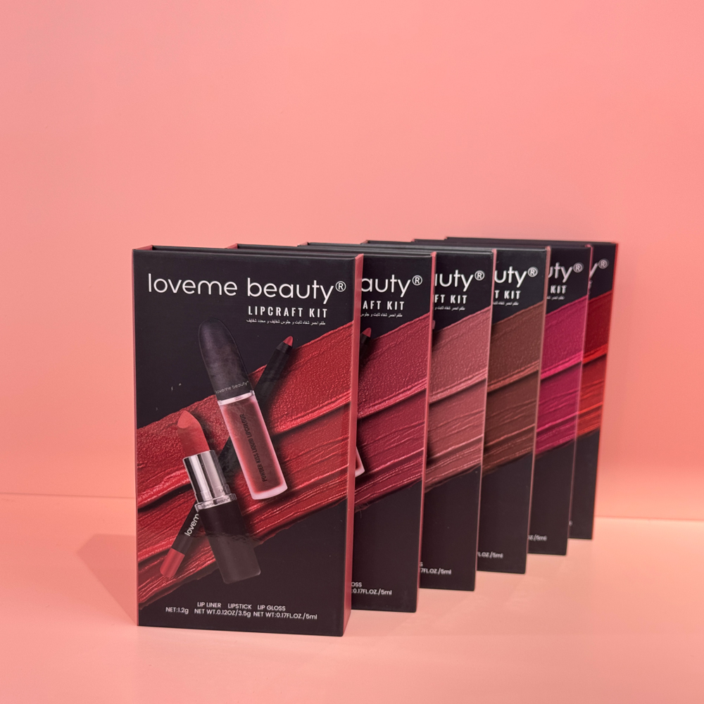 Custom 3 in 1 Lipstick Craft Kit-Loveme Beauty & 12 colors
