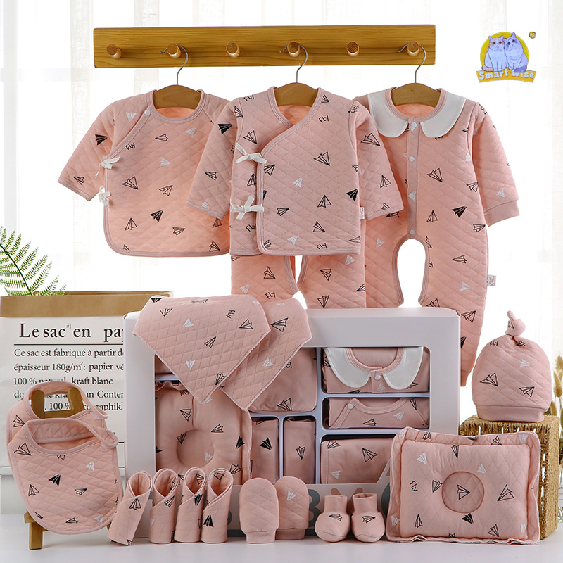 Autumn Newborn Gift Box Pure Cotton Clothing Set, Full Moon Baby Gift Box, Baby Supplies, Newborn Infant Set Specification image