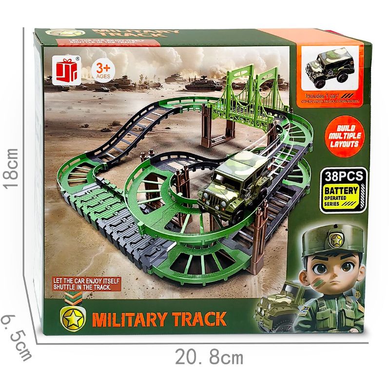 The New Boys' Toy Track Car Color Box Series Of Educational Toys