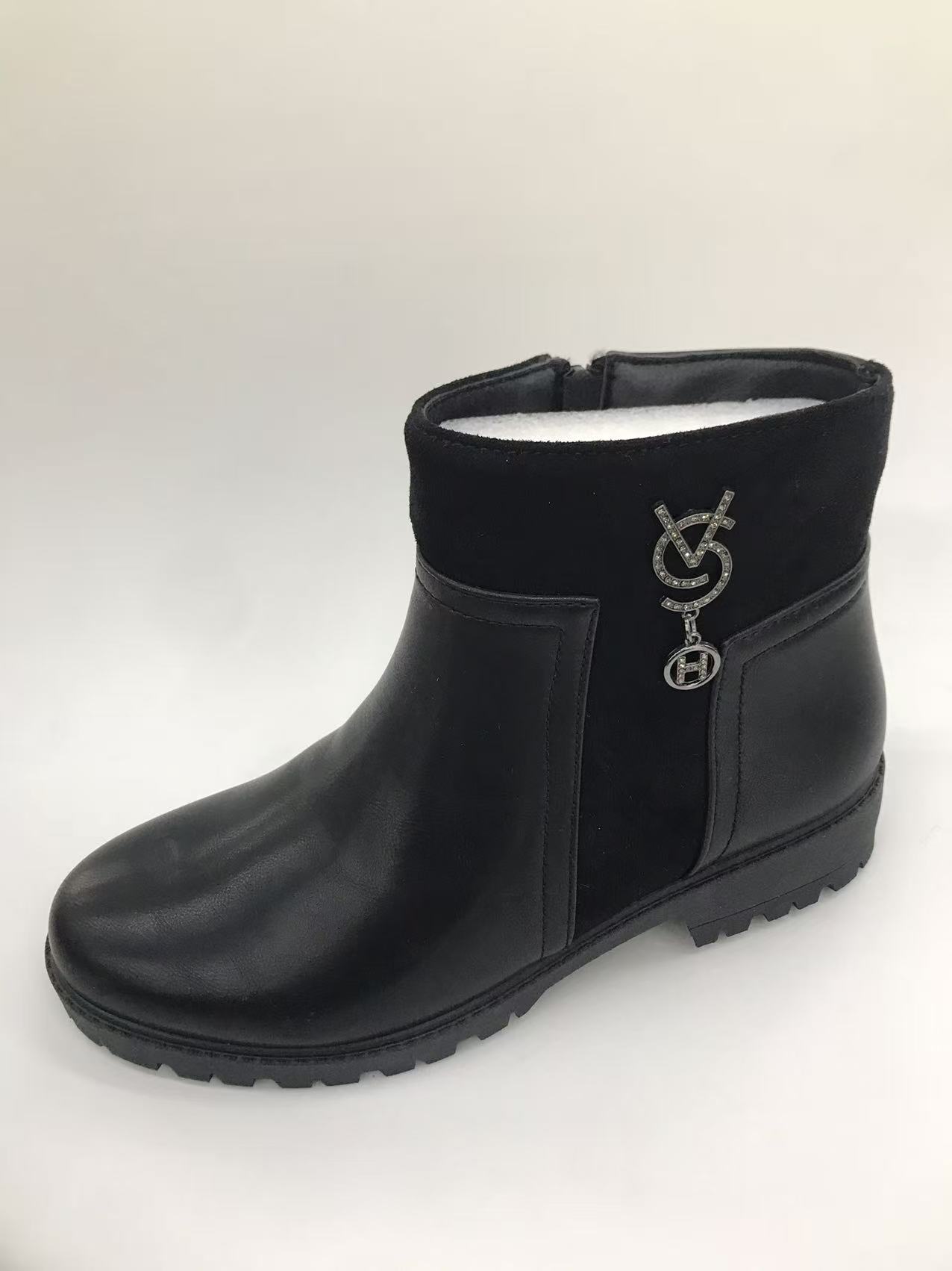 Ethnic style boots for women, spring and autumn long yellow leather shoes, fashionable and casual ethnic style boots thumbnail