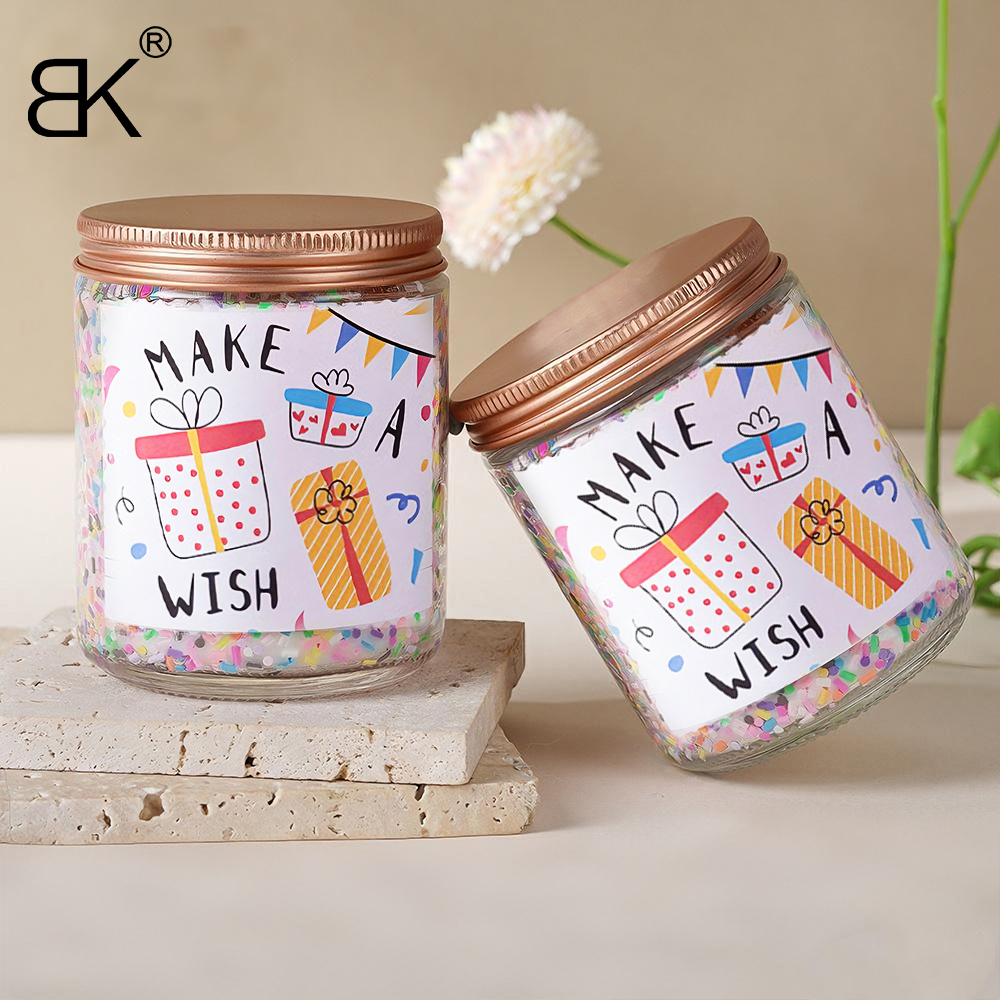 Amazon's Best-Selling Colorful Candy Granule Soy Wax Creative Birthday Gift, Souvenir, Sugar Needle Scented Candle Application Scenario
